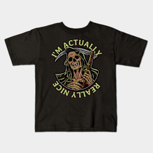 I'm actually really nice Kids T-Shirt